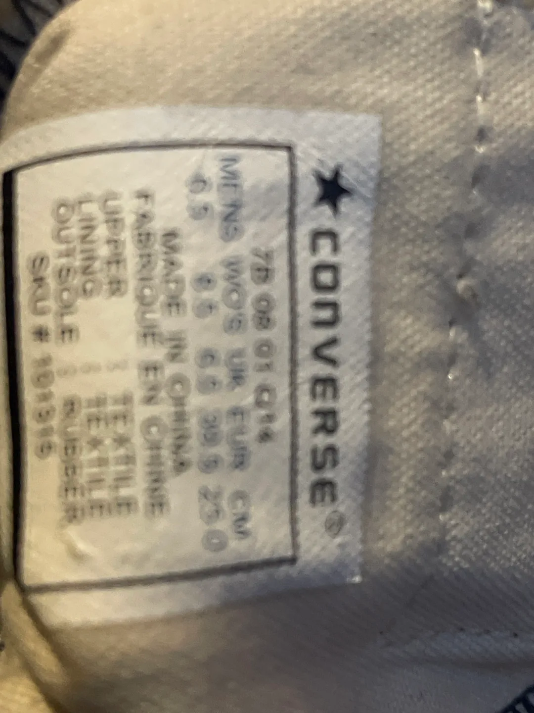 Converse All Star Chuck Taylor High Top - US 6.5 image indicator(5)