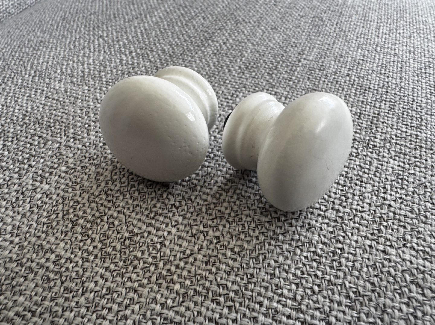 White Dresser Knobs - 10 Total