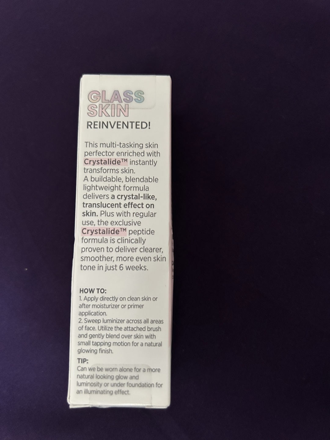 JOAH Crystal Glow Tinted Luminizer Stick - Cream Ivory - photo 4