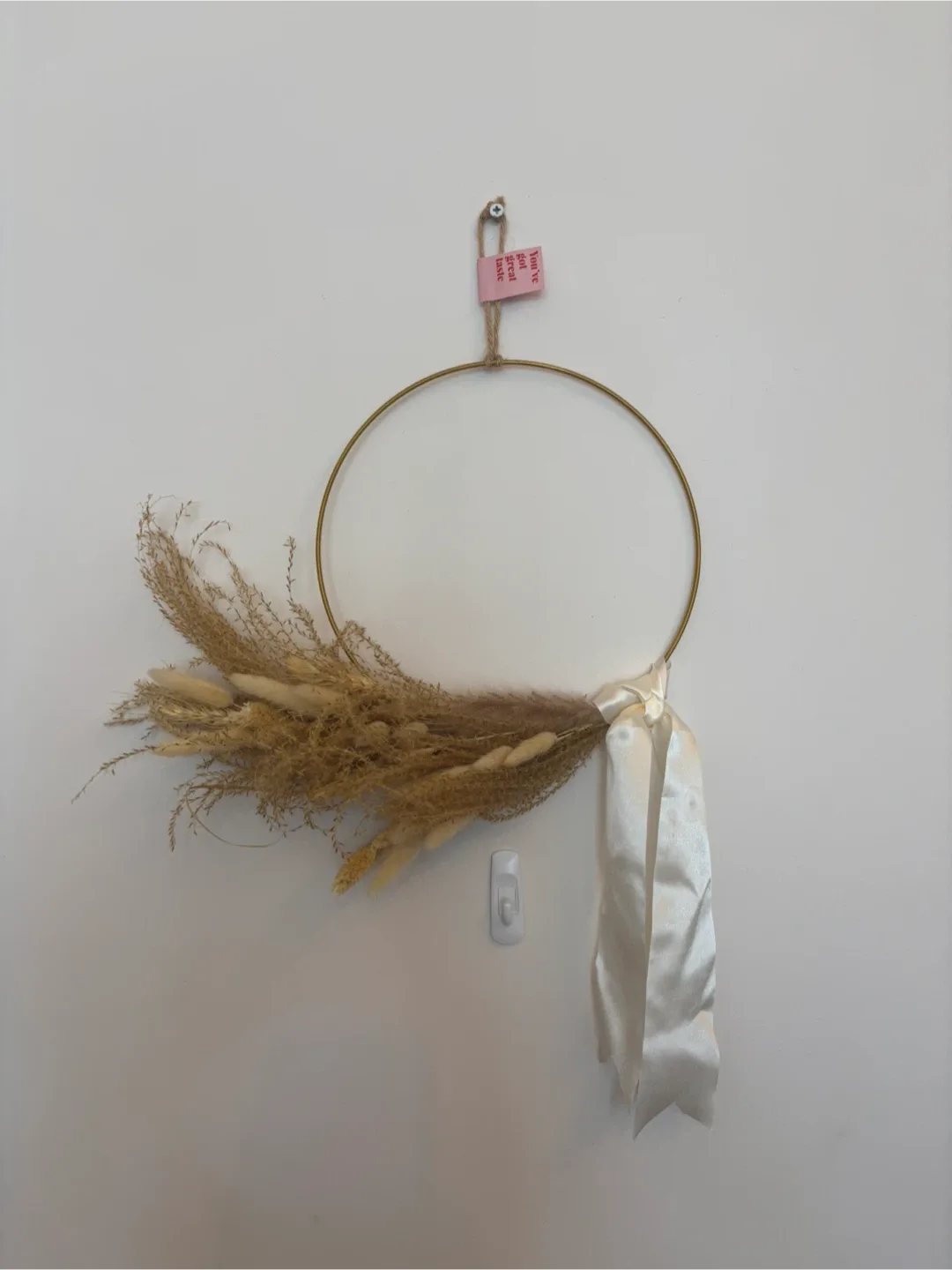 10” Handmade Dried Floral Wreath thumbnail