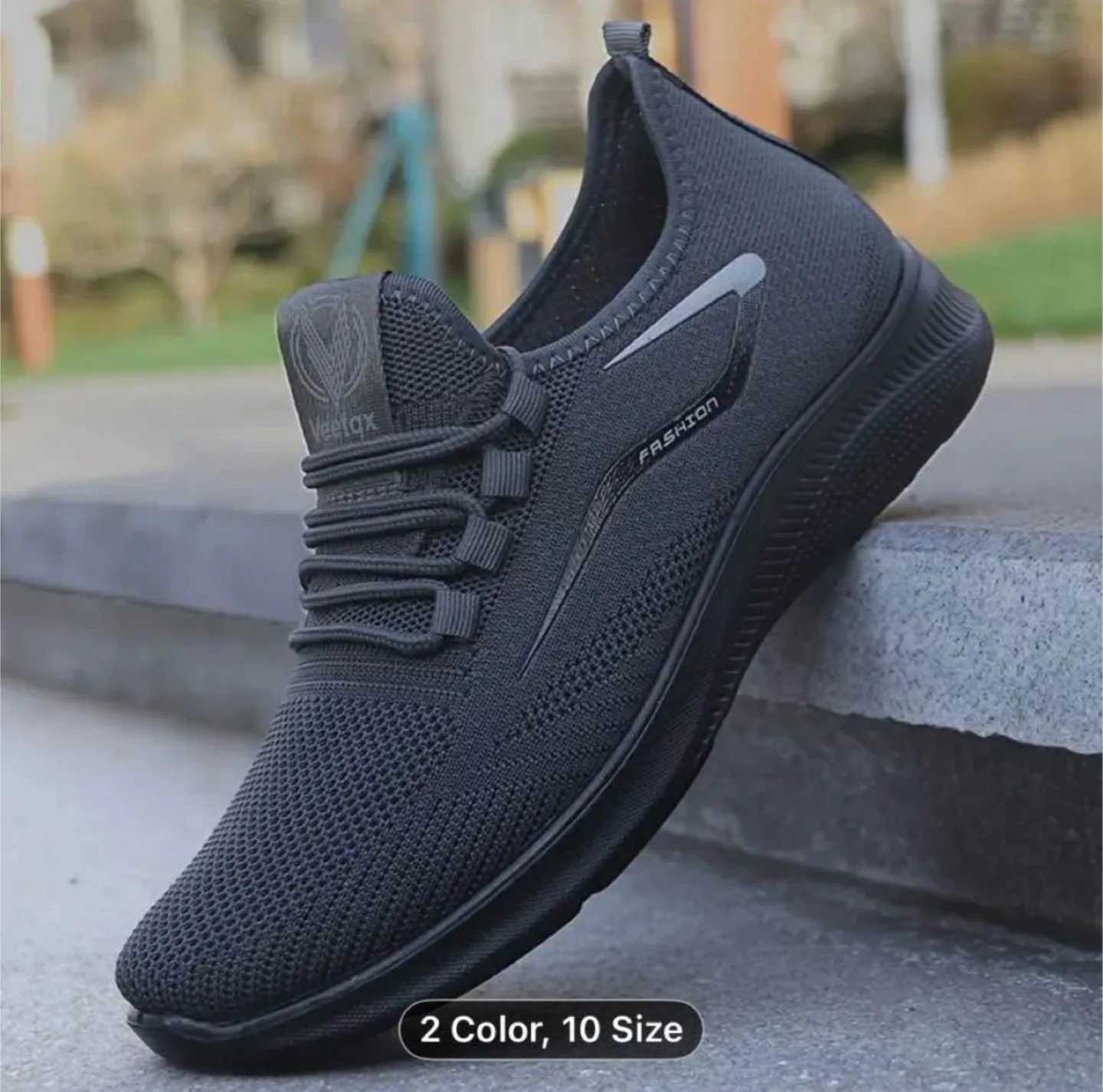 Veetox Fashion Sneakers - Black