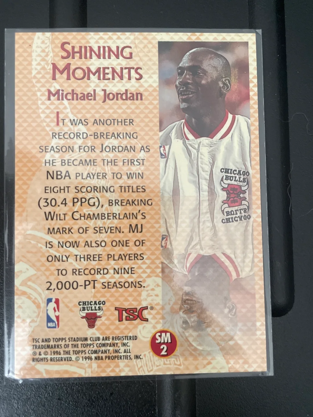 Michael Jordan Topps Stadium Club Card image indicator(2)