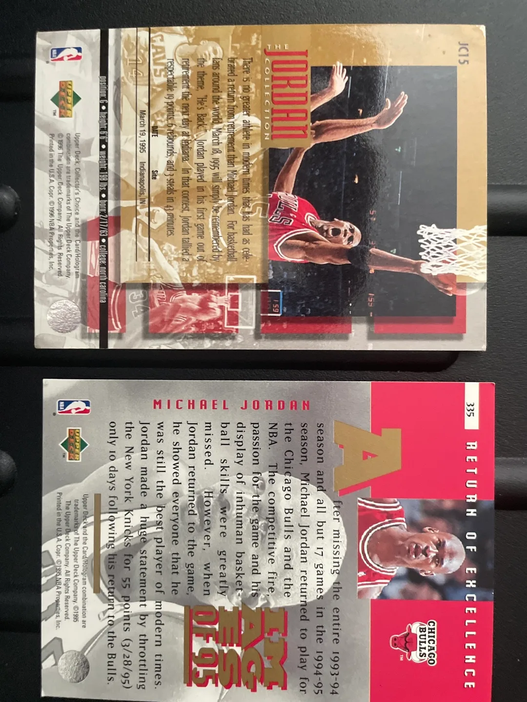 Michael Jordan Upper Deck Trading Cards image indicator(2)