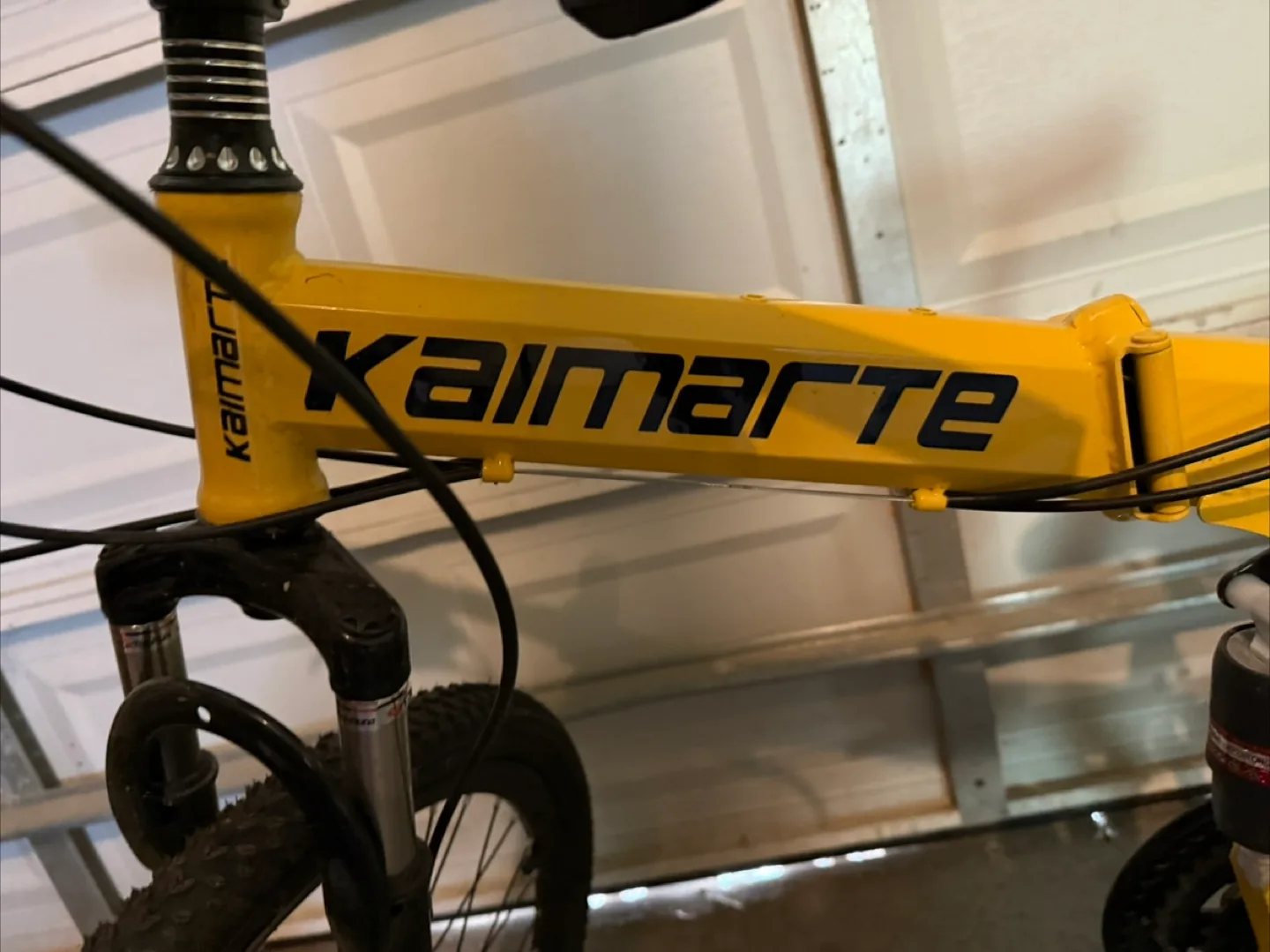 Kaimarte Folding Mountain Bike - Yellow image indicator(2)