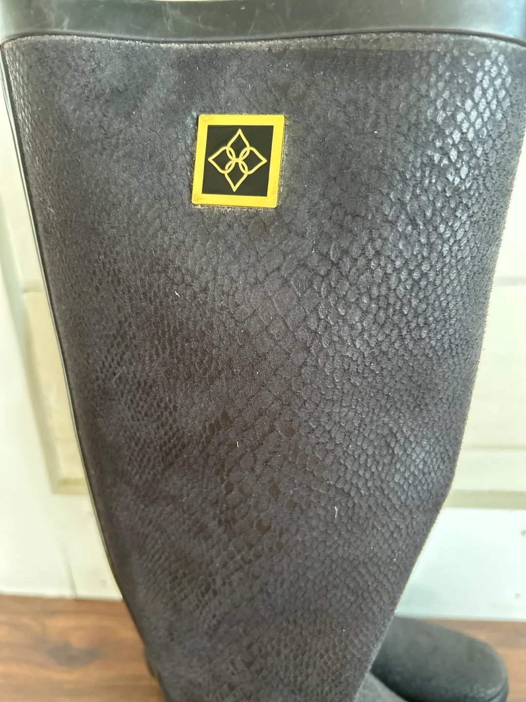 DAV Black Rain Boots - Size US 8 / EU 38 image indicator(2)