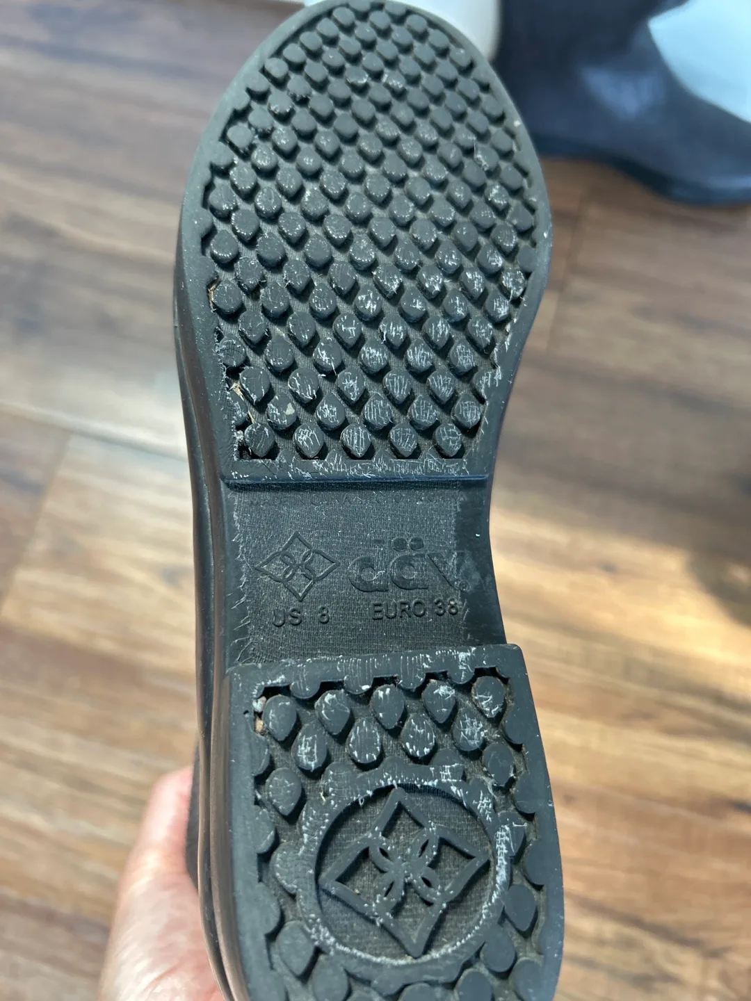 DAV Black Rain Boots - Size US 8 / EU 38 image indicator(3)