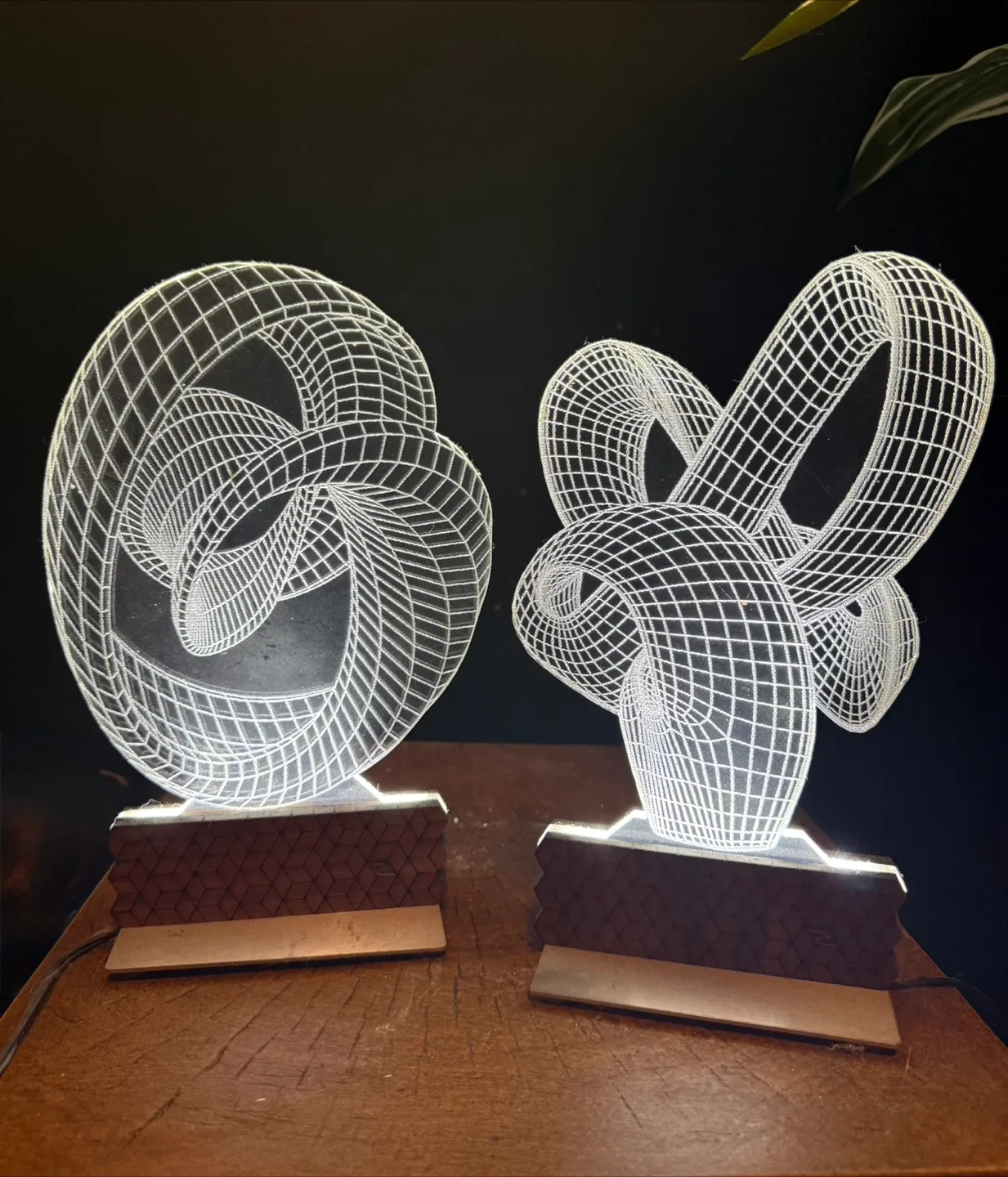 Geometric LED Table Lamps (2 available) thumbnail