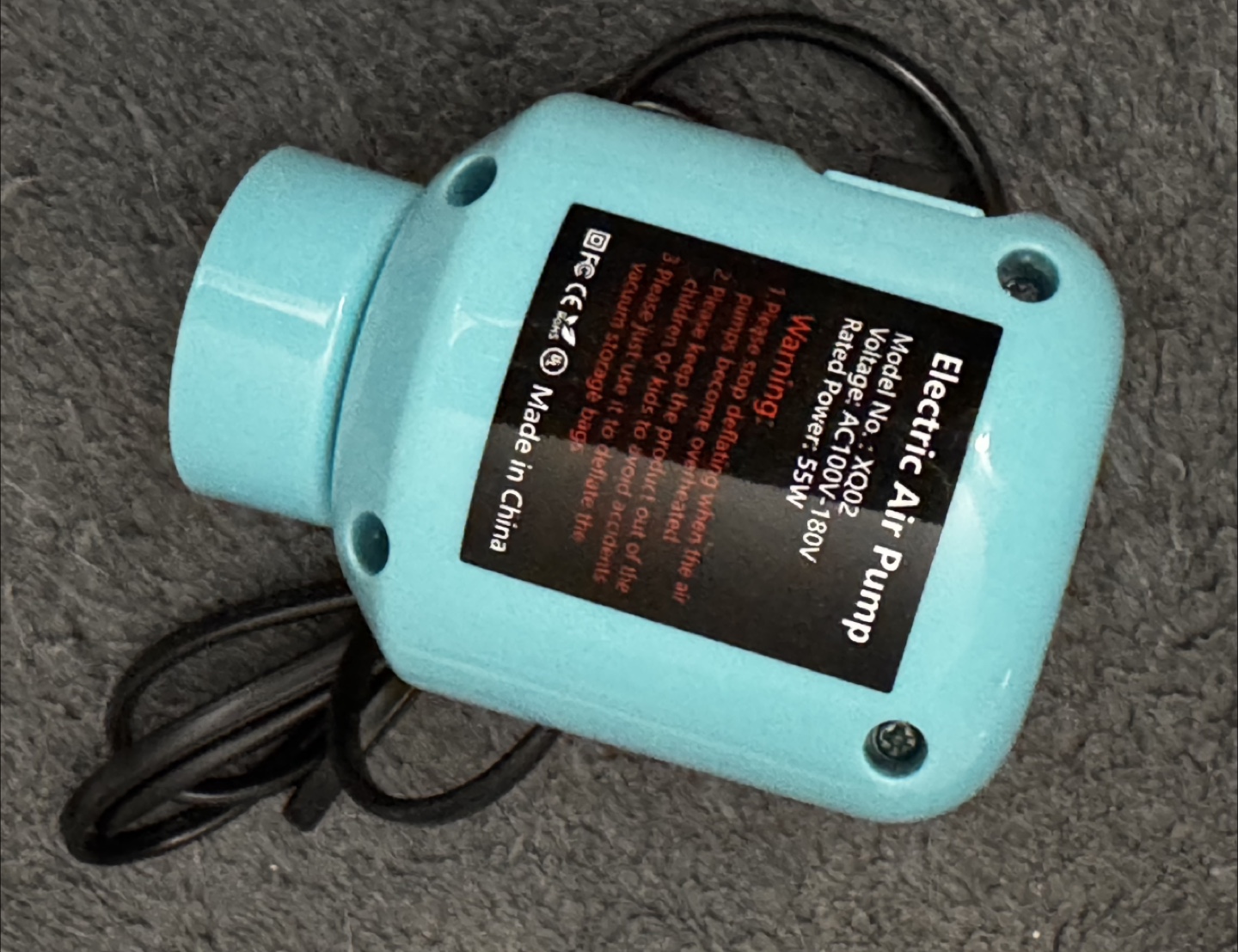 Electric Air Pump - Model XQ02