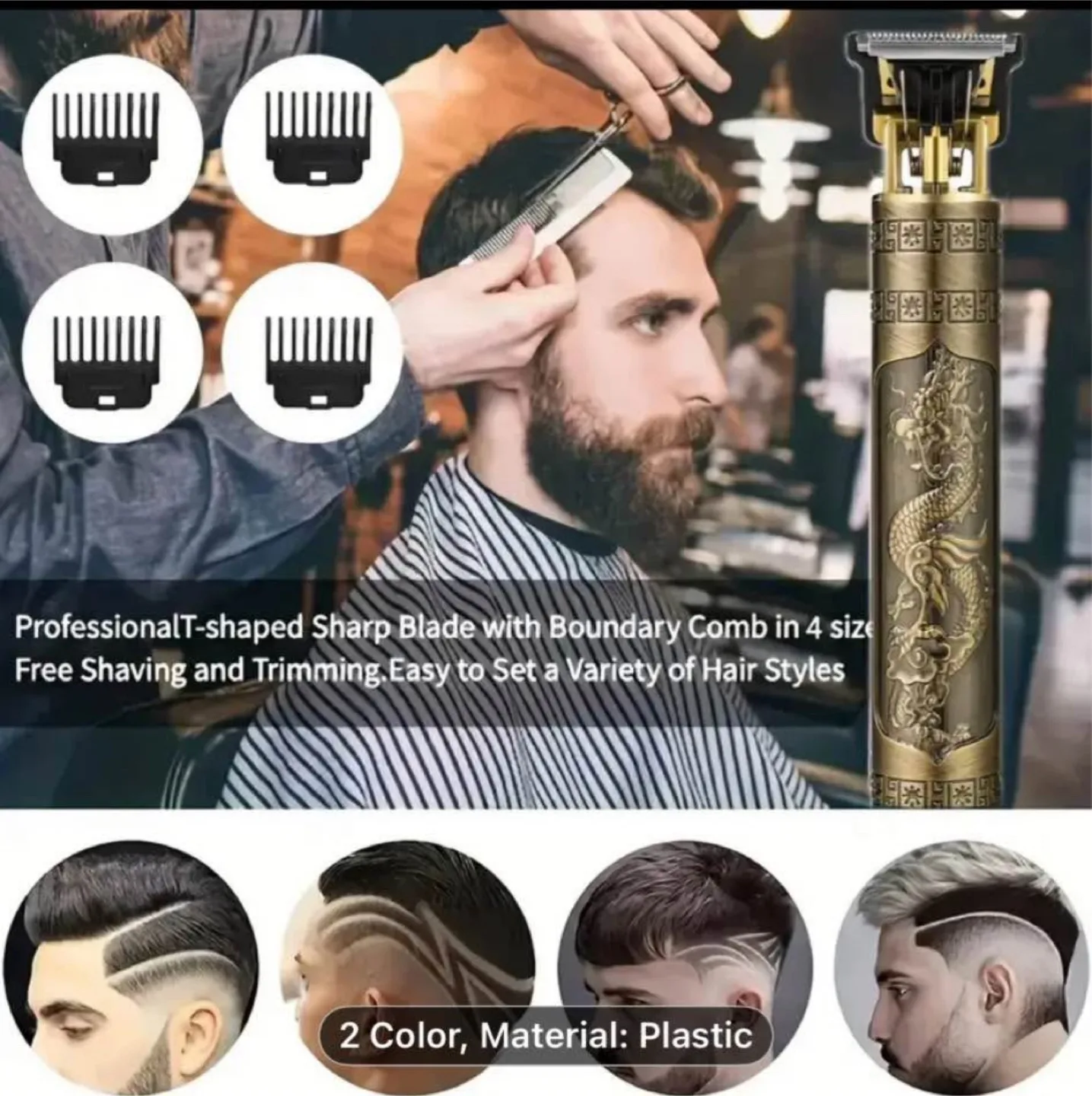 Professional Electric Hair Clipper image indicator(5)