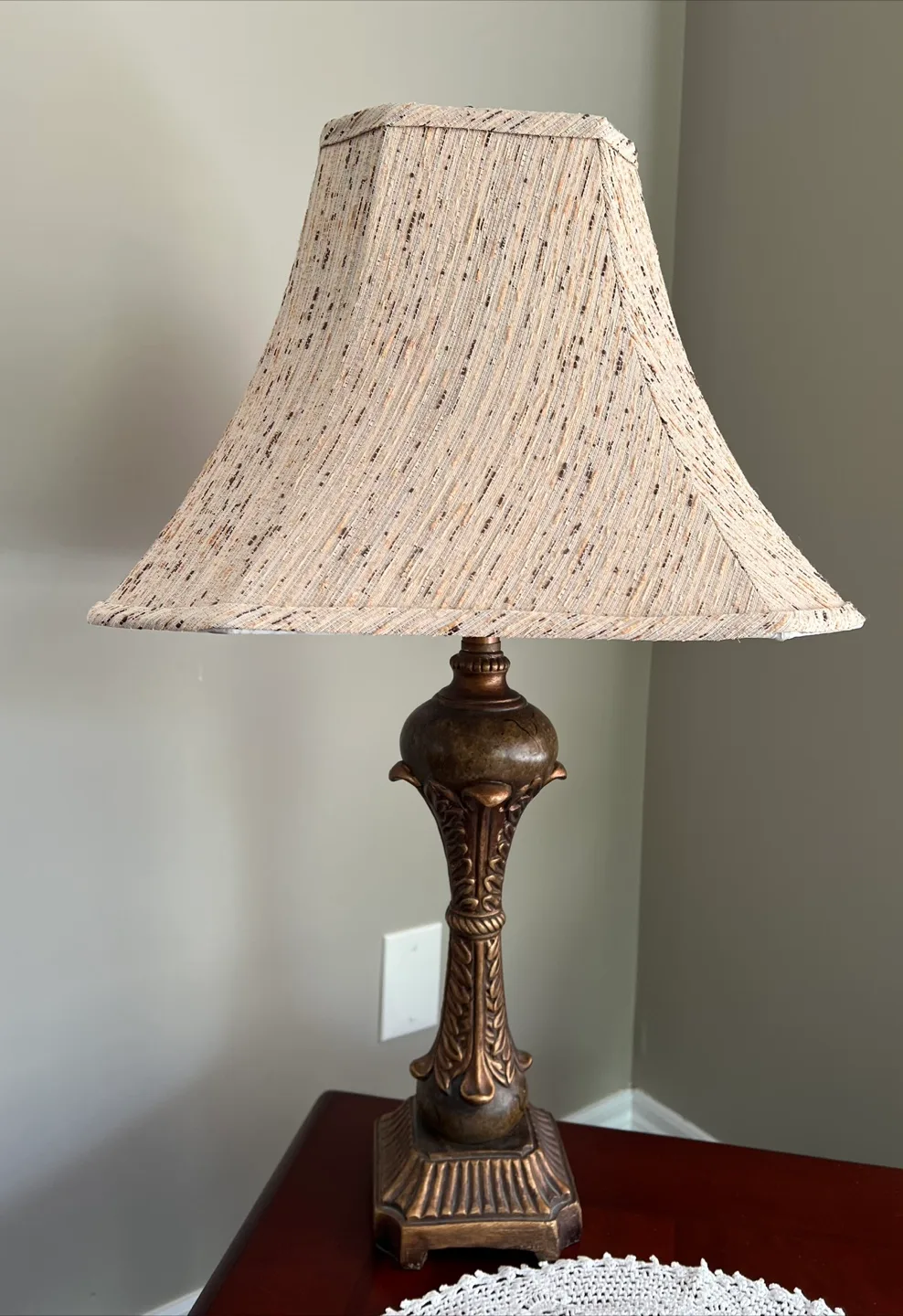 Table Lamp with Textured Shade thumbnail