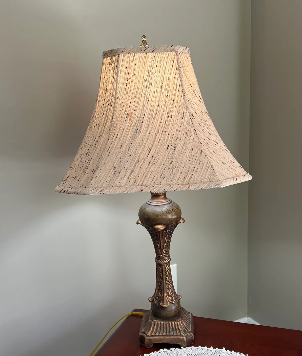 Table Lamp with Textured Shade image indicator(2)