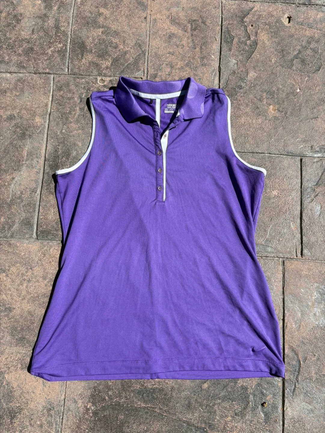 Nike Golf Tour Performance Purple Polo - Large thumbnail