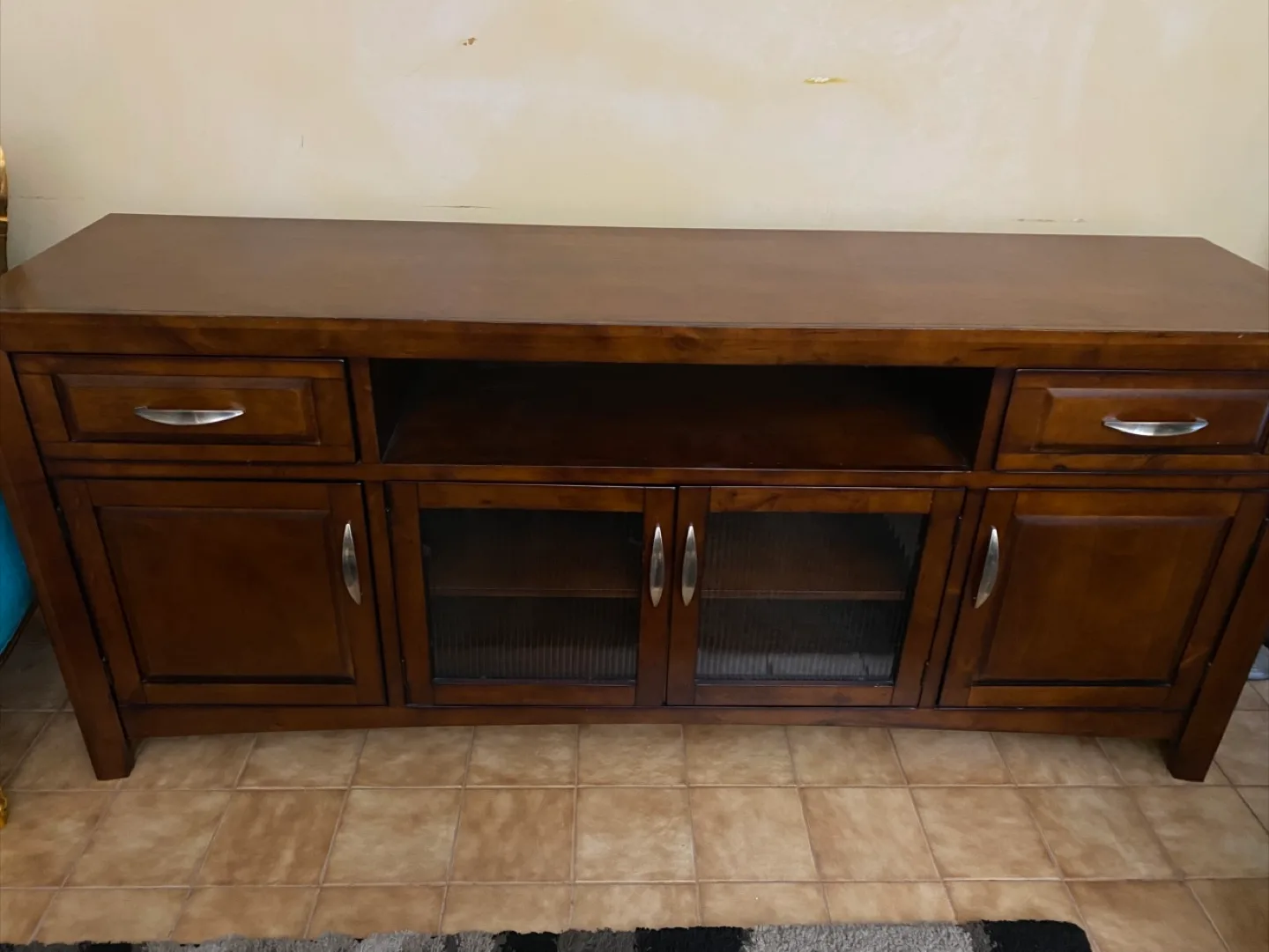 Brown Wood Entertainment Unit