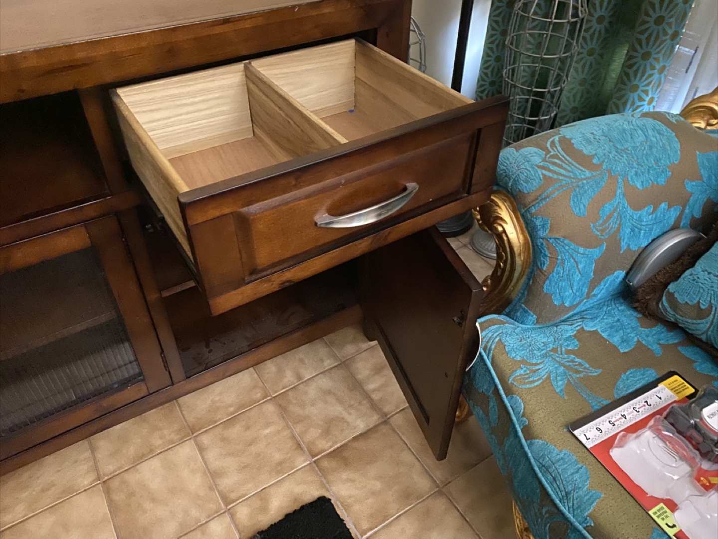 Brown Wood Entertainment Unit - photo 2