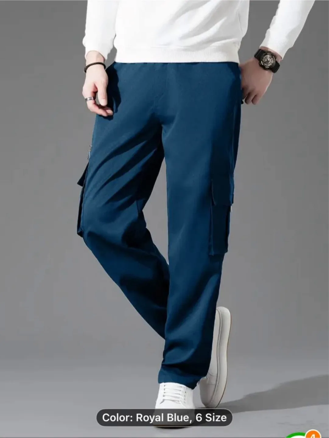Men's Retro Cargo Pants image indicator(4)