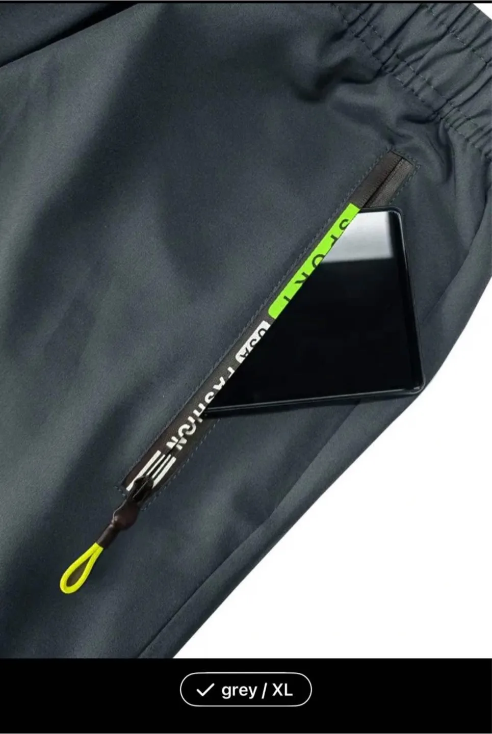 1pc Men's Fashion Solid Color Pants image indicator(3)