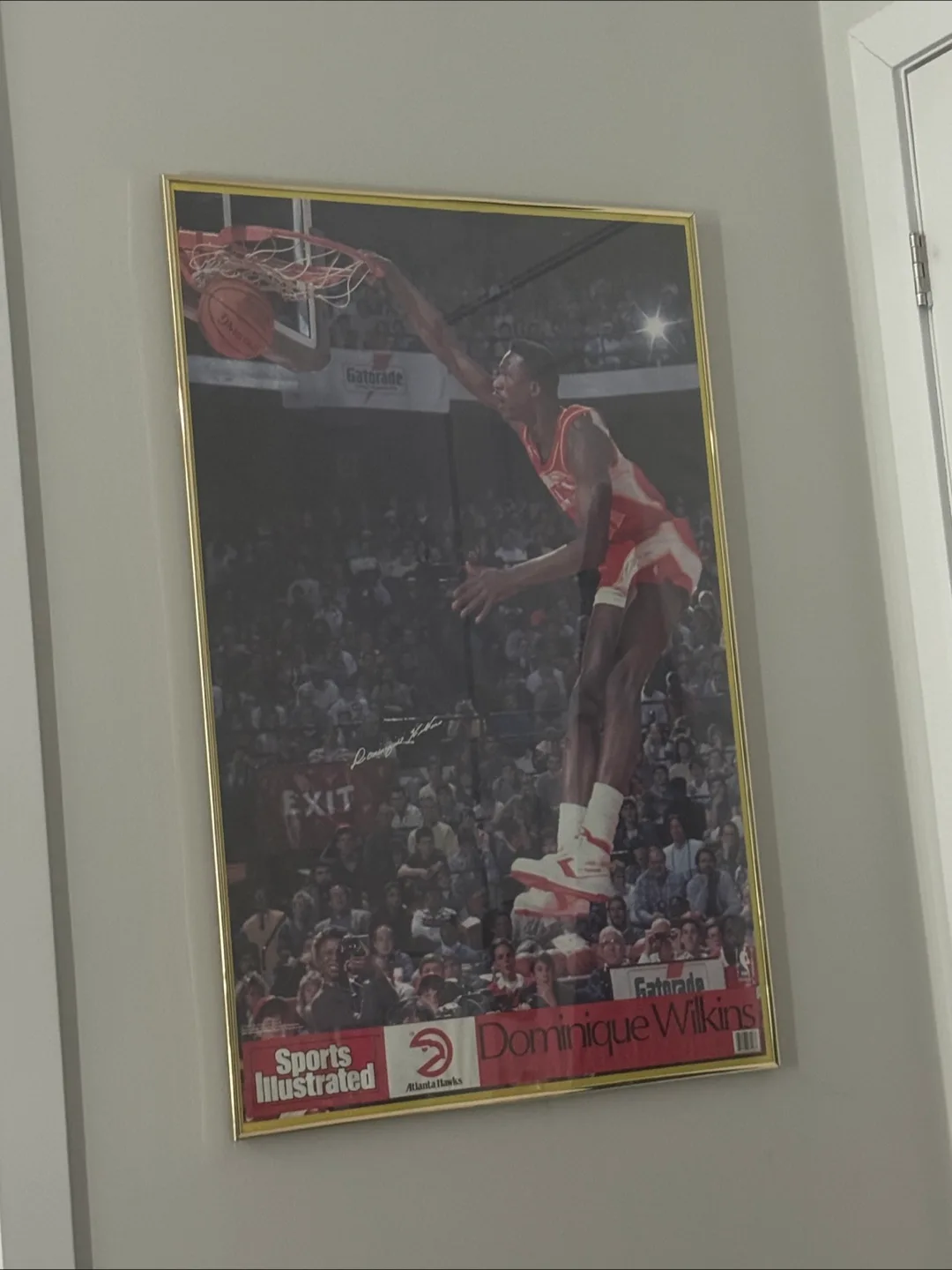 Dominique Wilkins Sports Illustrated Poster thumbnail
