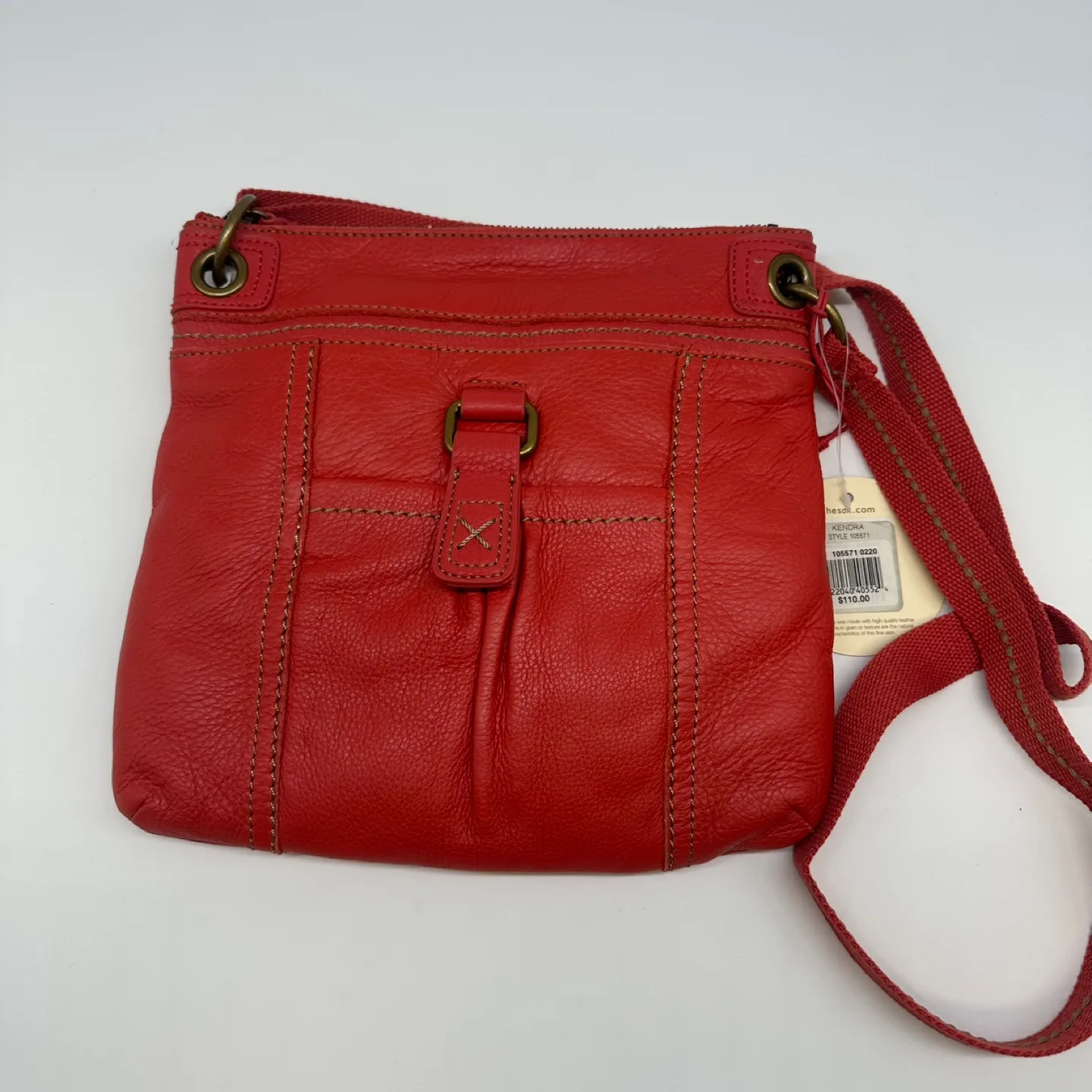 The Sak Leather Crossbody Bag - Red(new without tag) thumbnail