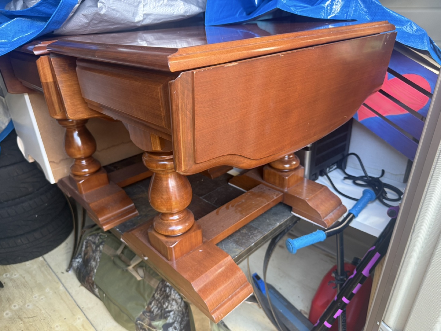 Drop Leaf Coffee Table & 2 End Tables - photo 4