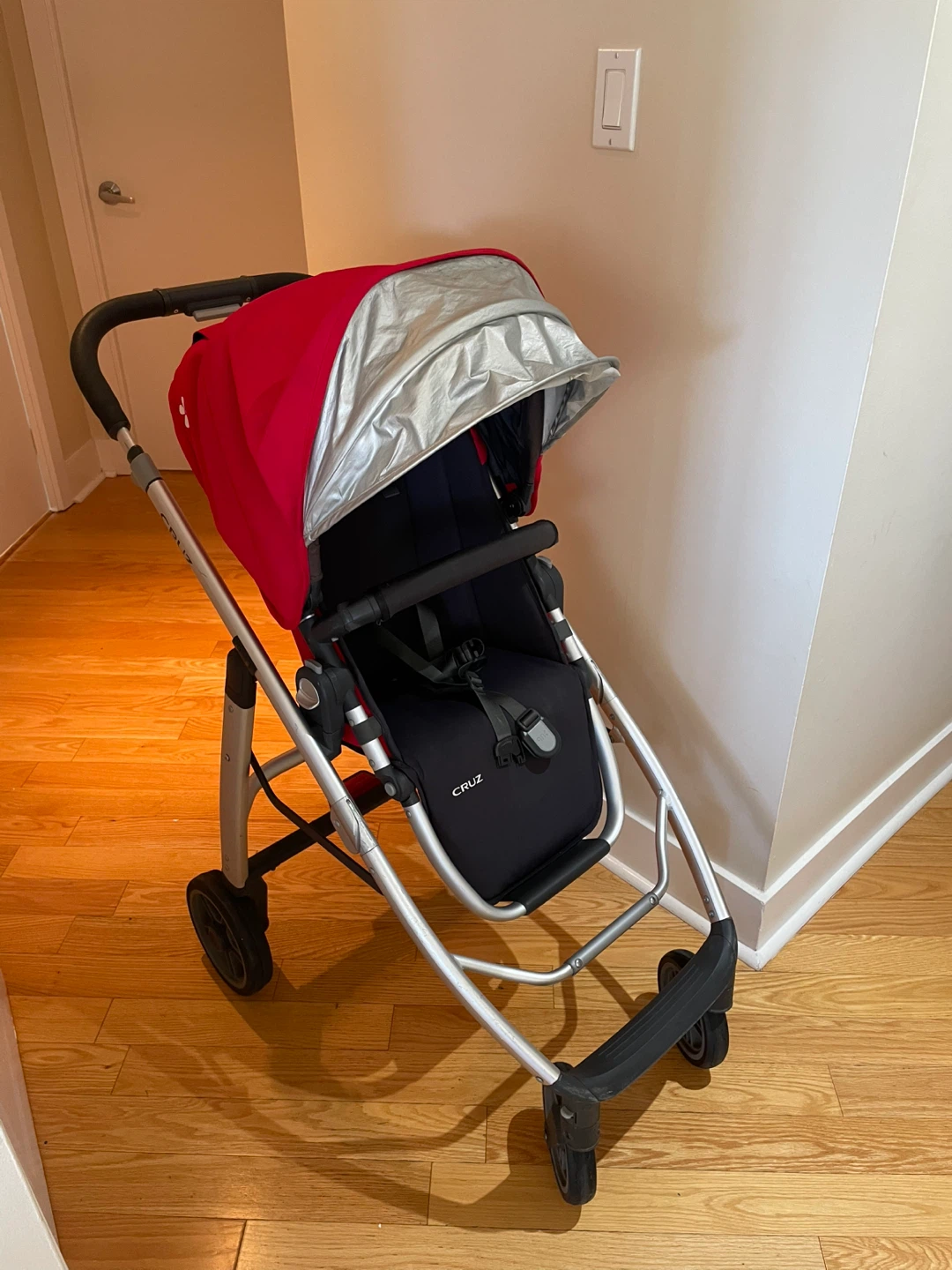 UPPAbaby Cruz Stroller - Red/Silver - photo 3