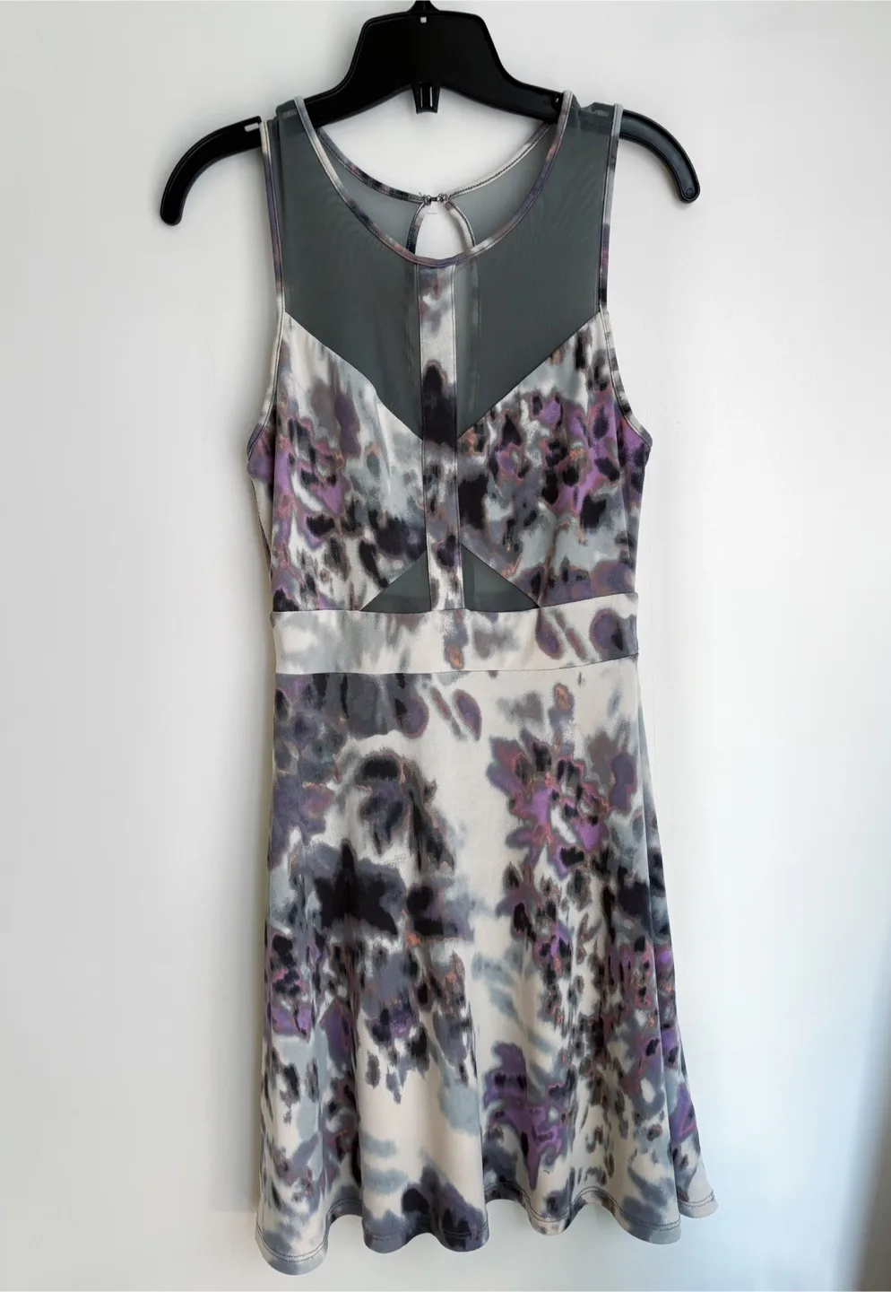 Anthropologie Watercolour Mesh Cutout Dress image indicator(4)