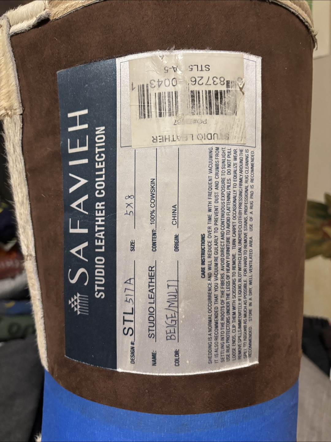 Safavieh Studio Leather Rug 5x8 Beige/Multi - photo 2