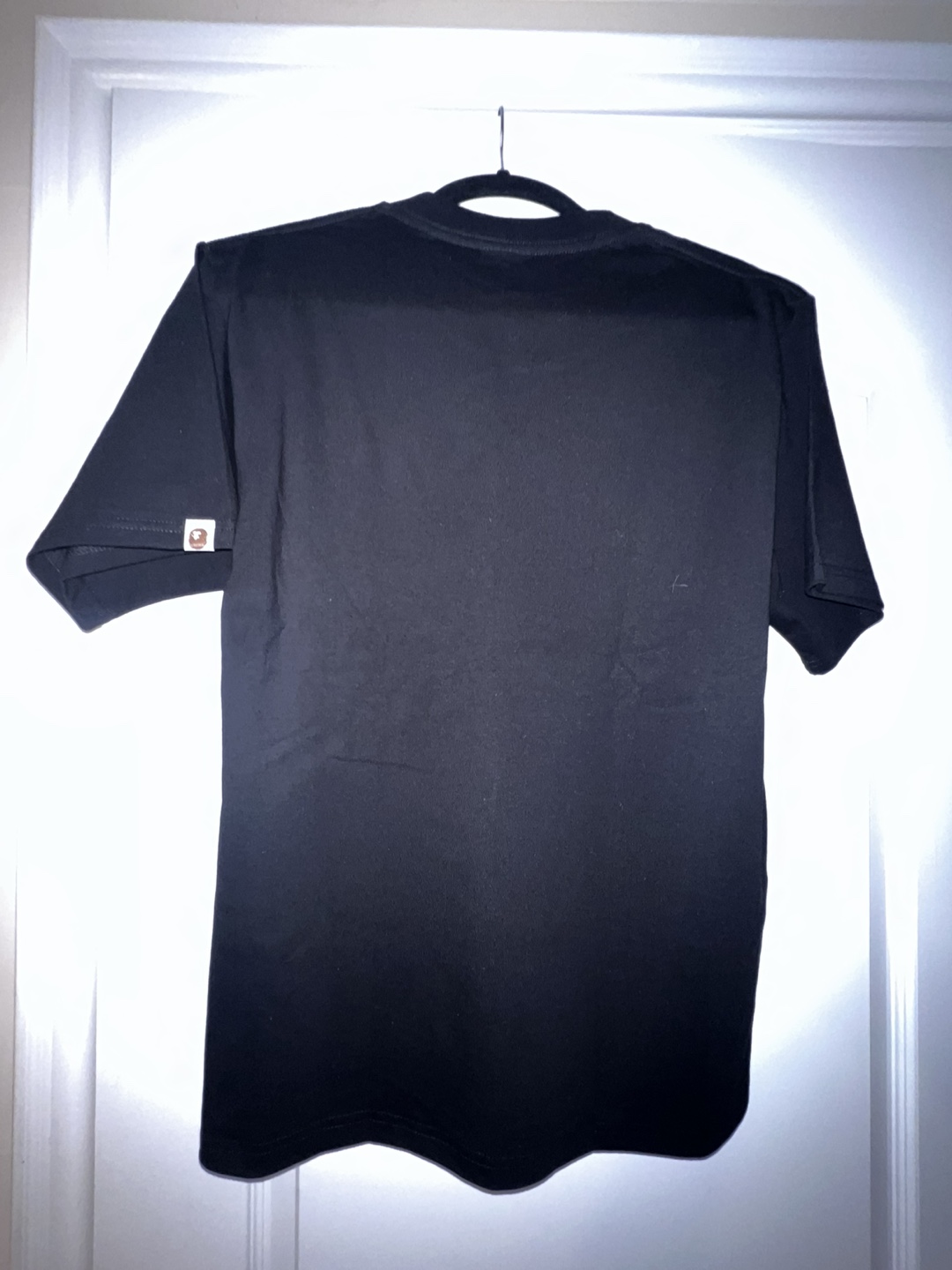 BAPE Black T-Shirt with Camo Design - photo 2
