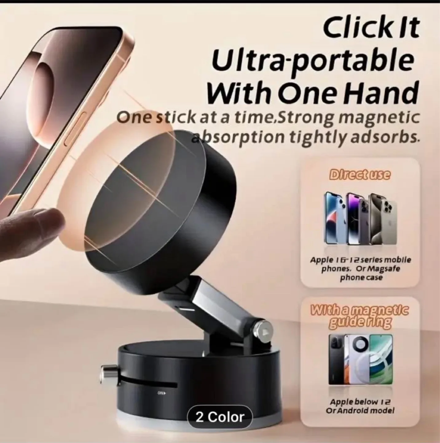 Ultra-Portable Magnetic Phone Holder image indicator(6)