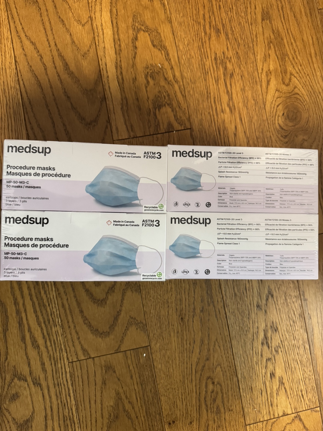 Medsup Procedure Masks, 50 masks