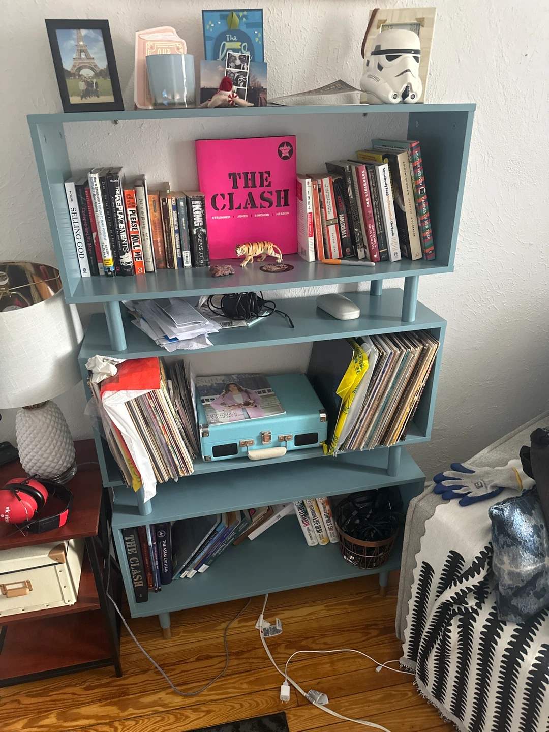 Blue Bookshelf