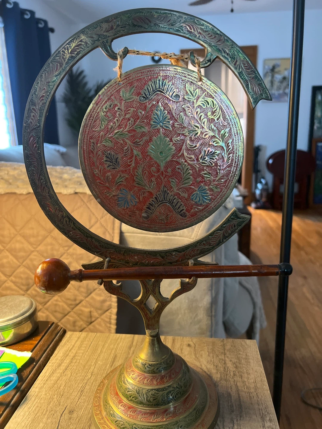 Vintage Decorative Table Gong
