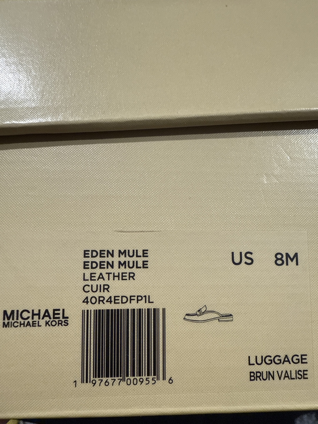 Michael Kors Eden Mule, Size 8M OBO - photo 2