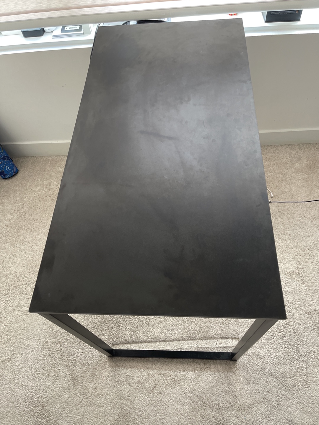 Black Metal Frame Desk - photo 2