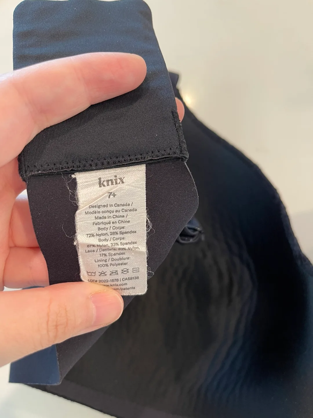 Knix black Lace WingWoman contour bra image indicator(4)