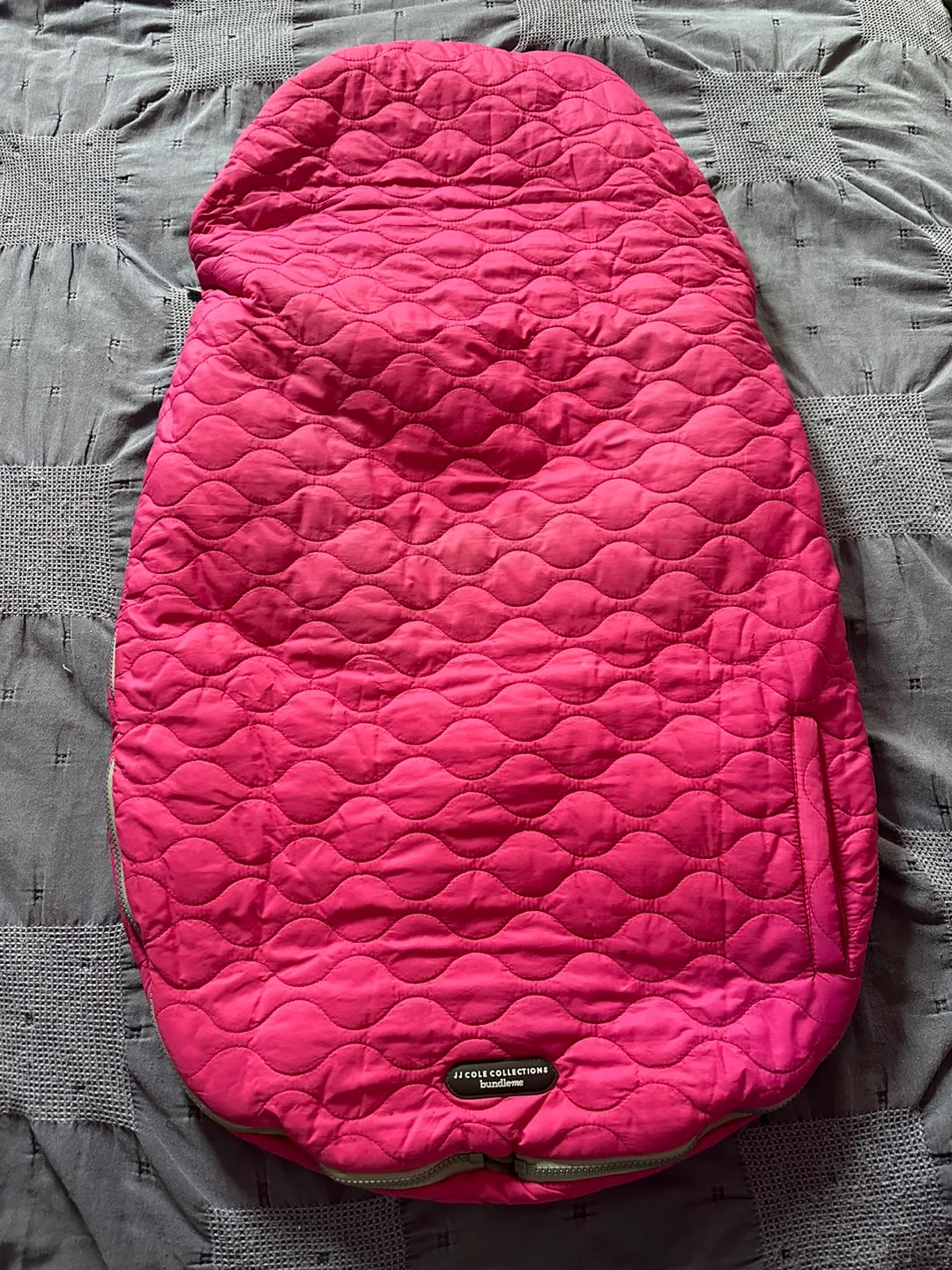 JJ Cole Bundleme Baby Car Seat Cover - Pink thumbnail