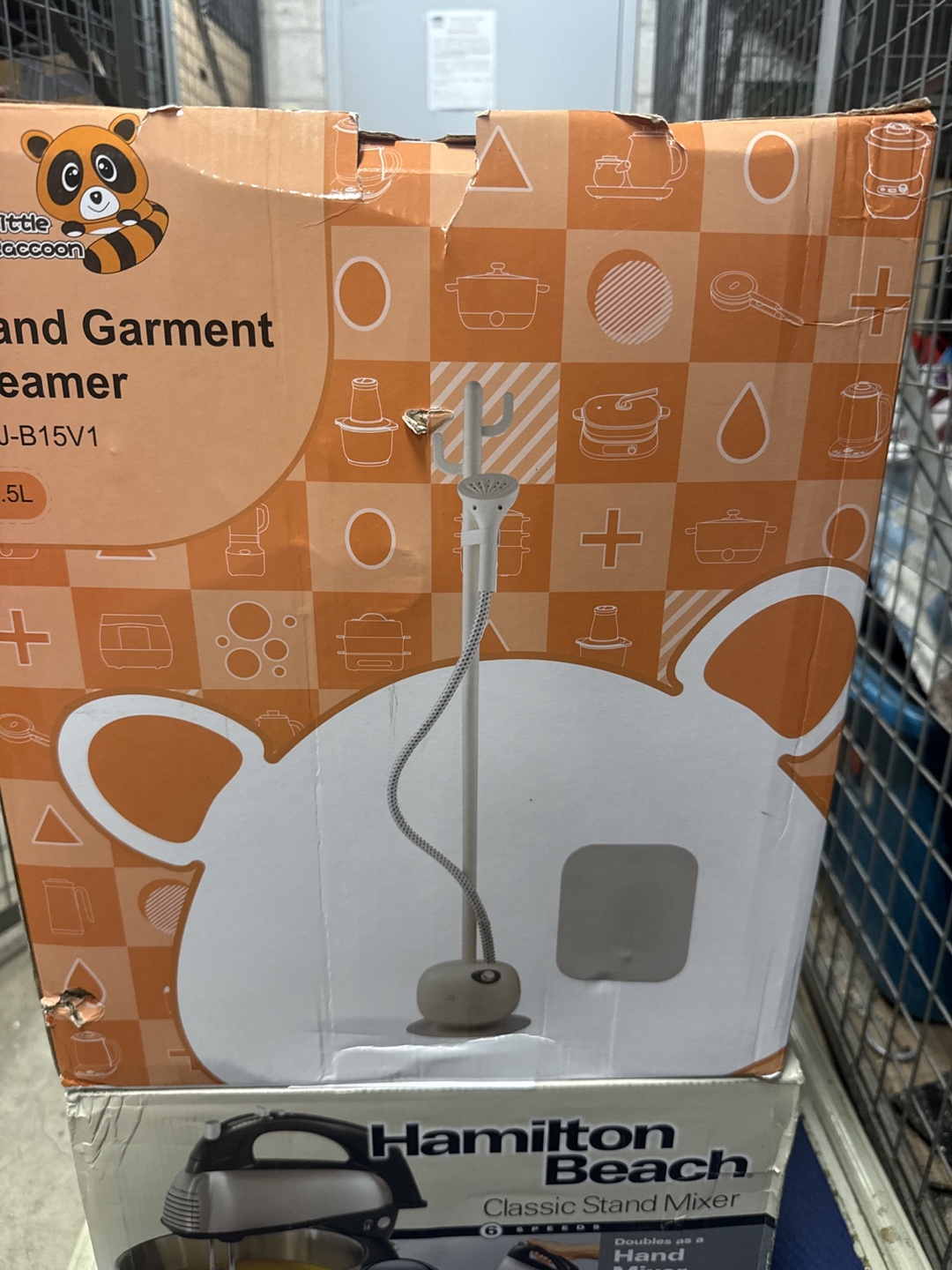 Little Raccoon Stand Garment Steamer GTJ-B15V1 - Cream