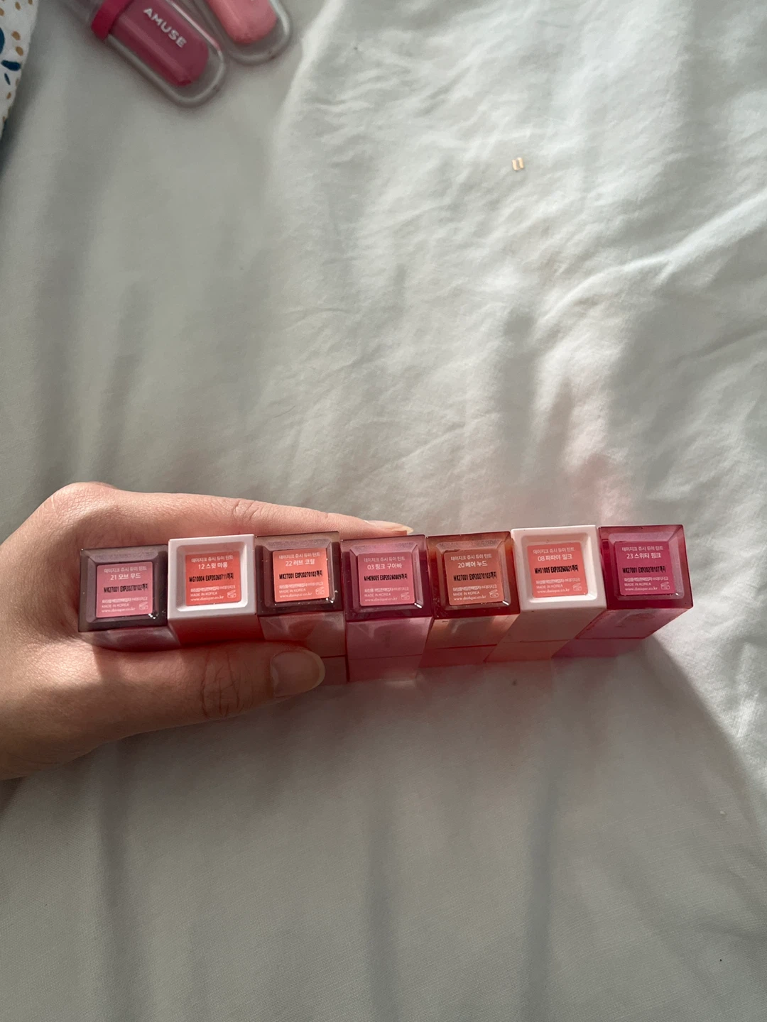 Dasique lip tints- used 1/2x to swatch - photo 2