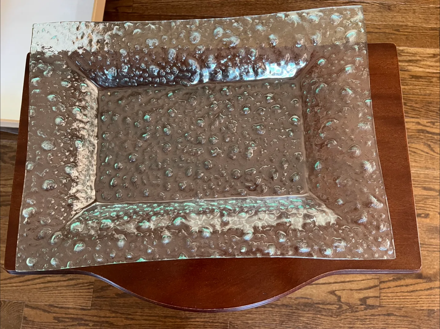 Crystal Clear H2O Rectangle Platter - 17.5x12.75" image indicator(3)