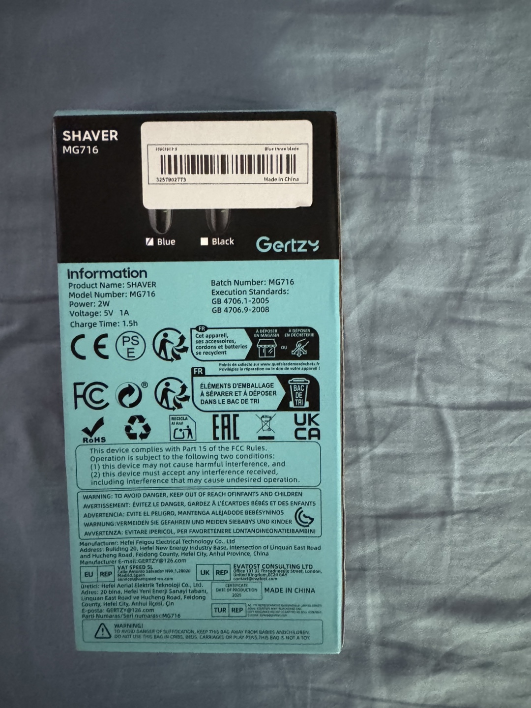 New Gertzy MG716 Shaver - photo 3