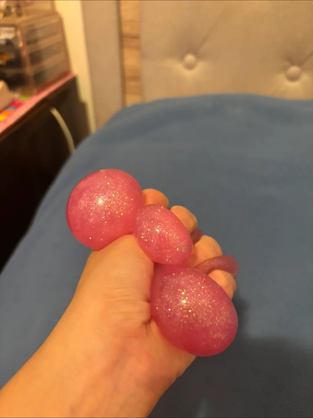 Pink Glitter Stress Ball image indicator(2)