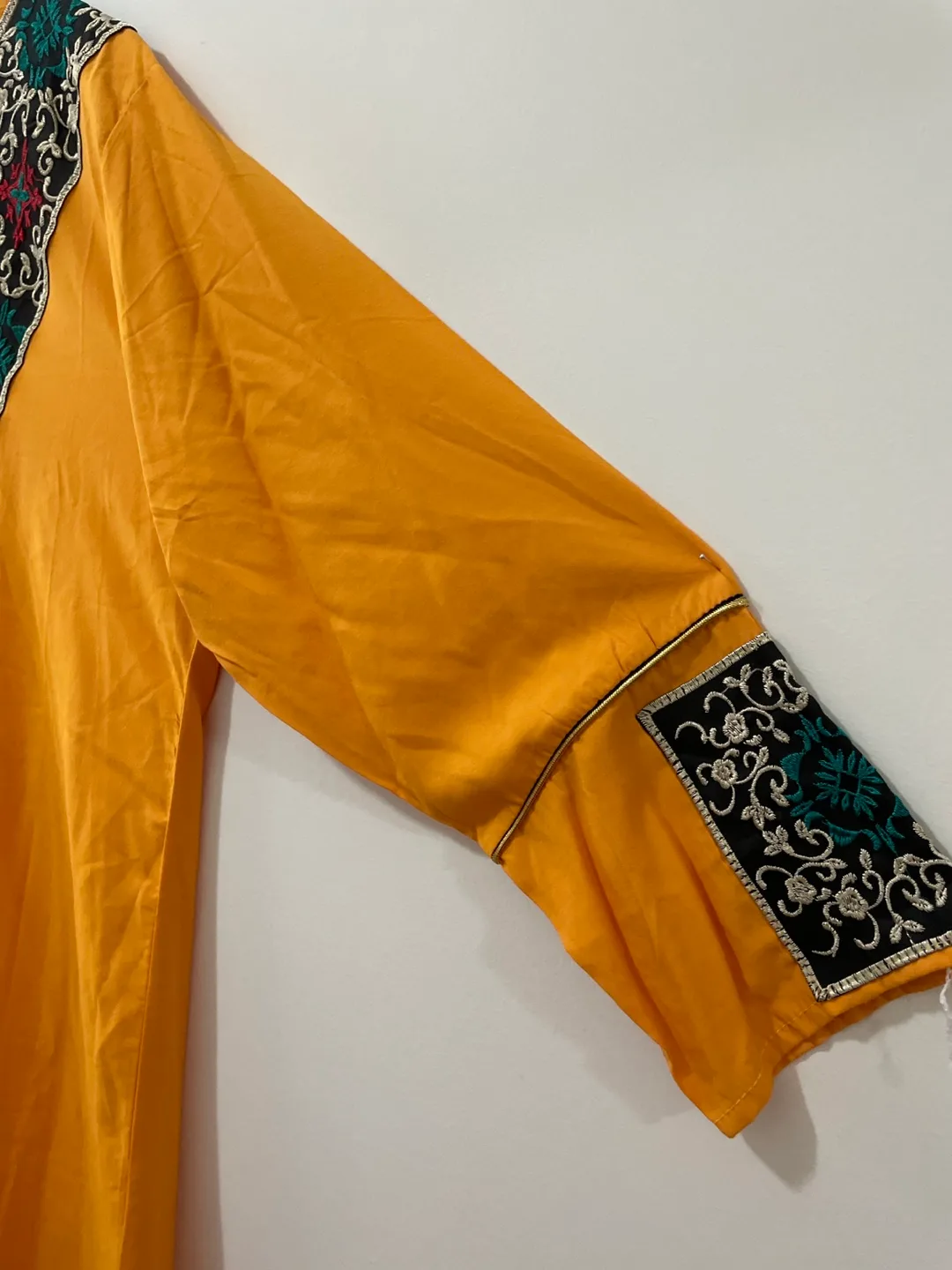 Orange Embroidered Dress - Size 2 image indicator(3)