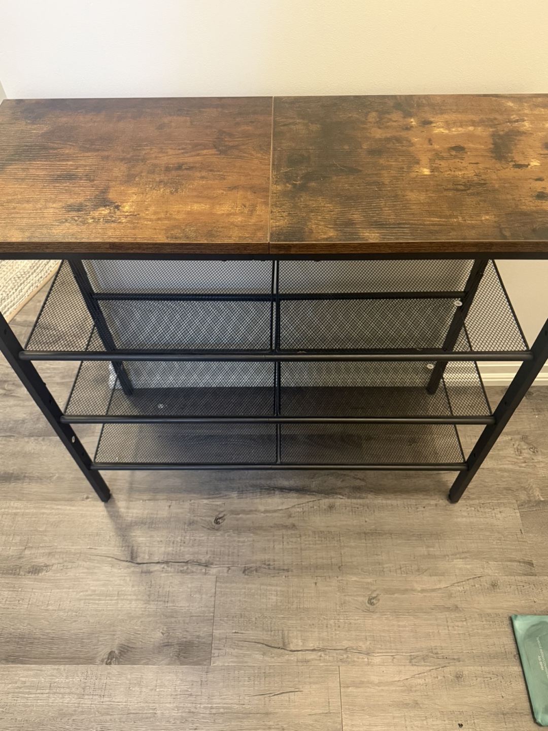 4 tier Shoe Rack with console - photo 3