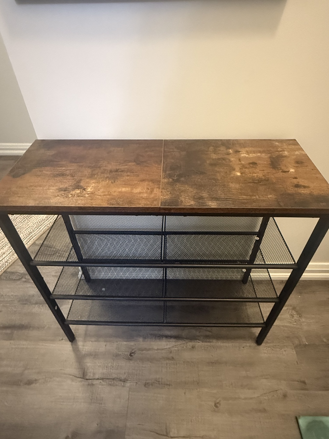 4 tier Shoe Rack with console
