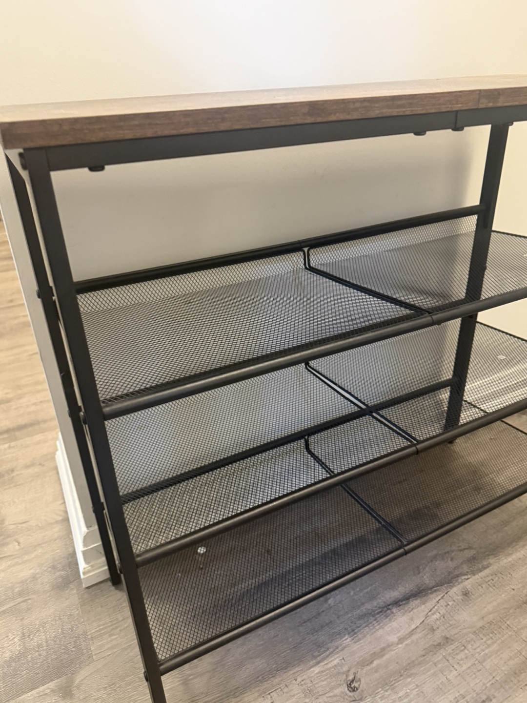 4 tier Shoe Rack with console - photo 2