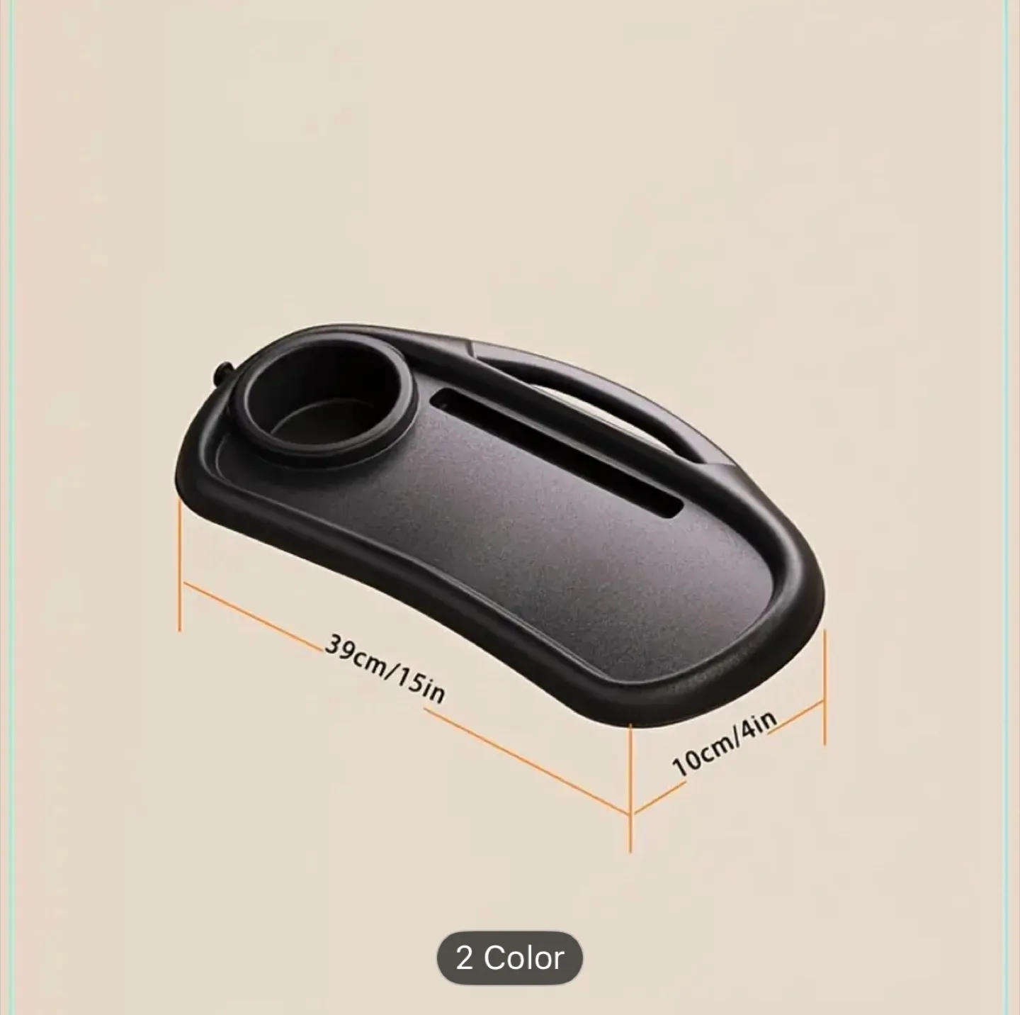 Adjustable Stroller Dinner Tray with Cup Holder image indicator(2)