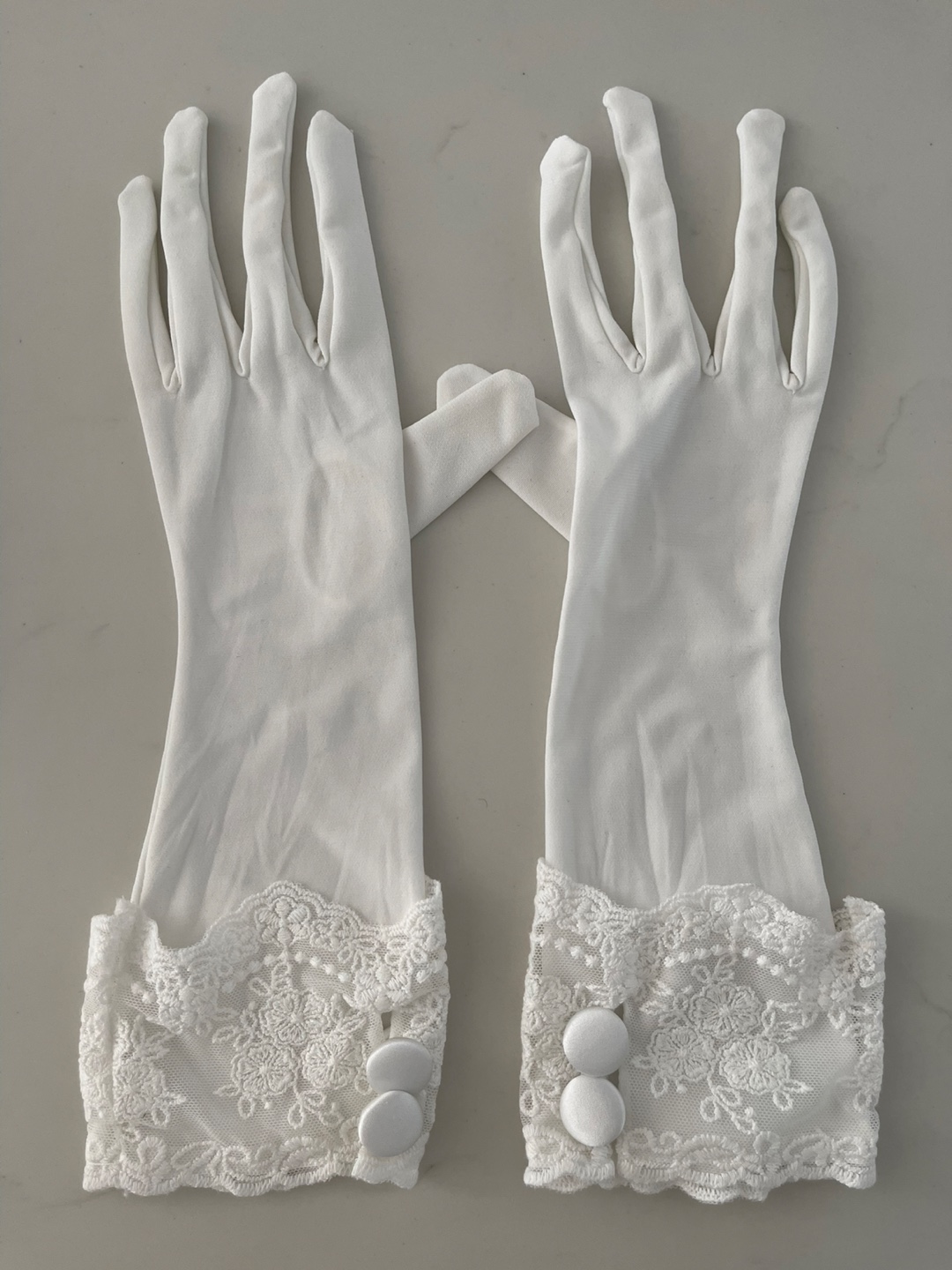 Wedding White Lace Gloves