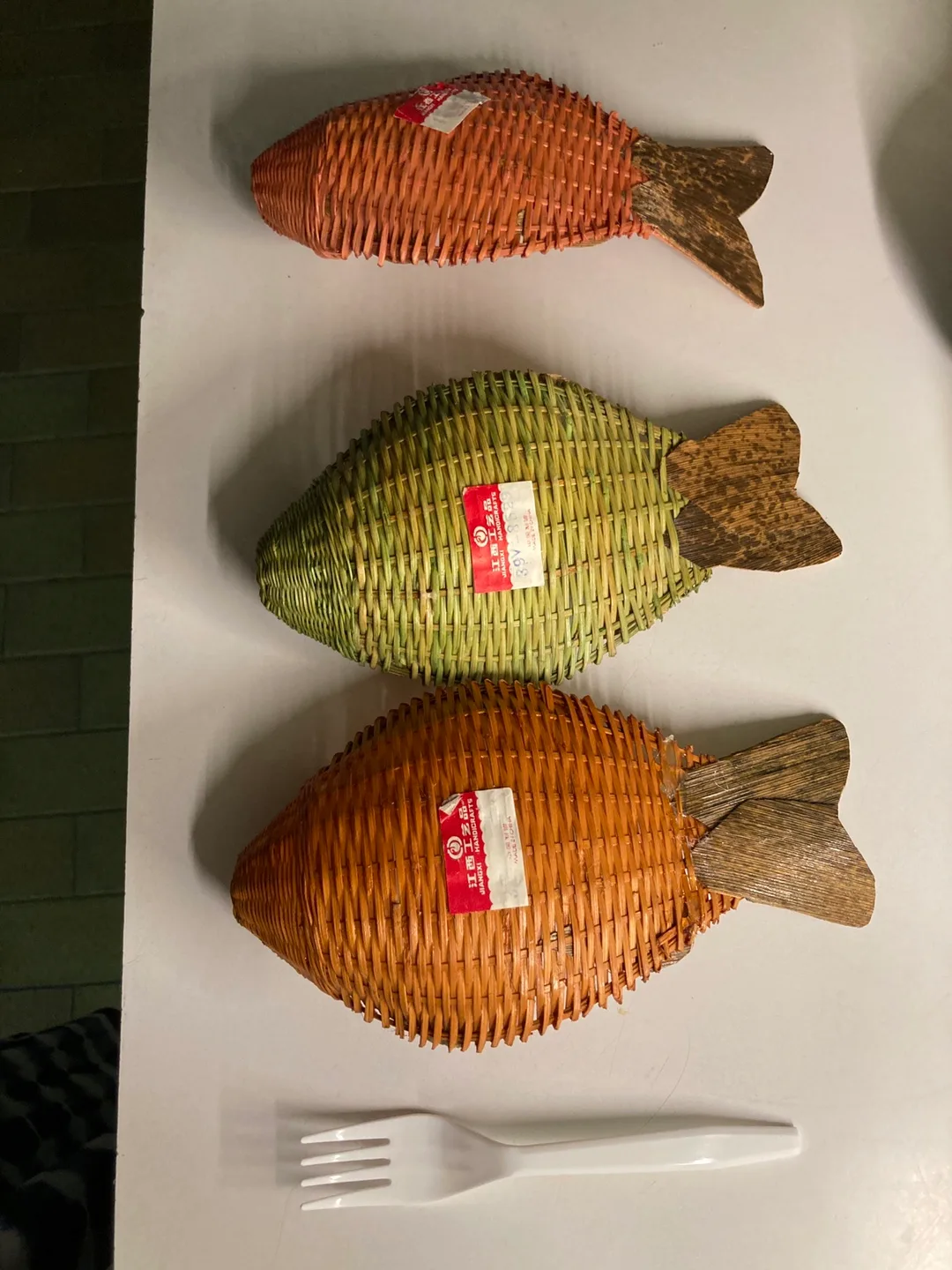 Wicker Fish Baskets - Set of 3 image indicator(2)