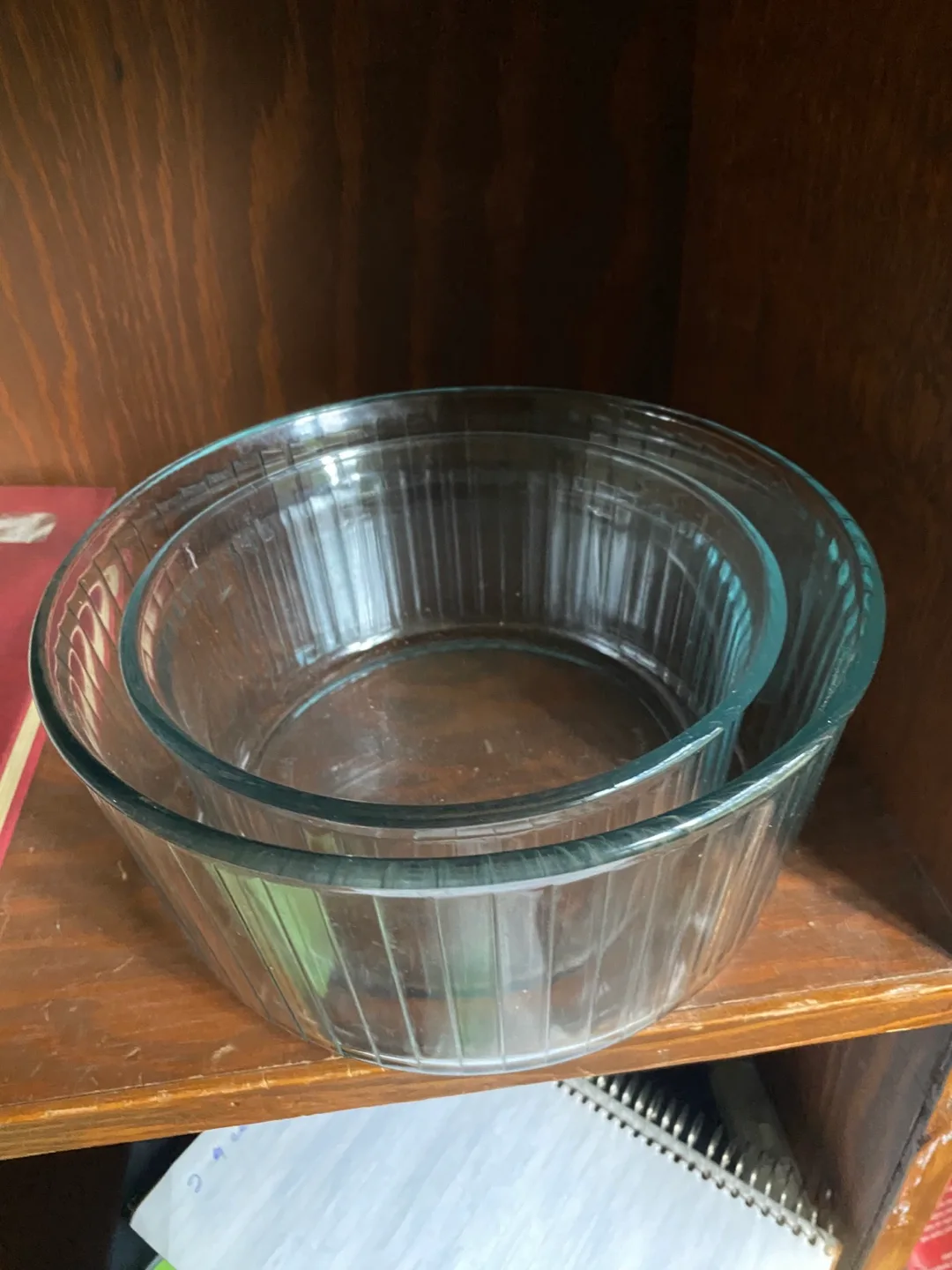 Glass Pyrex Bowls (Set of 2) thumbnail