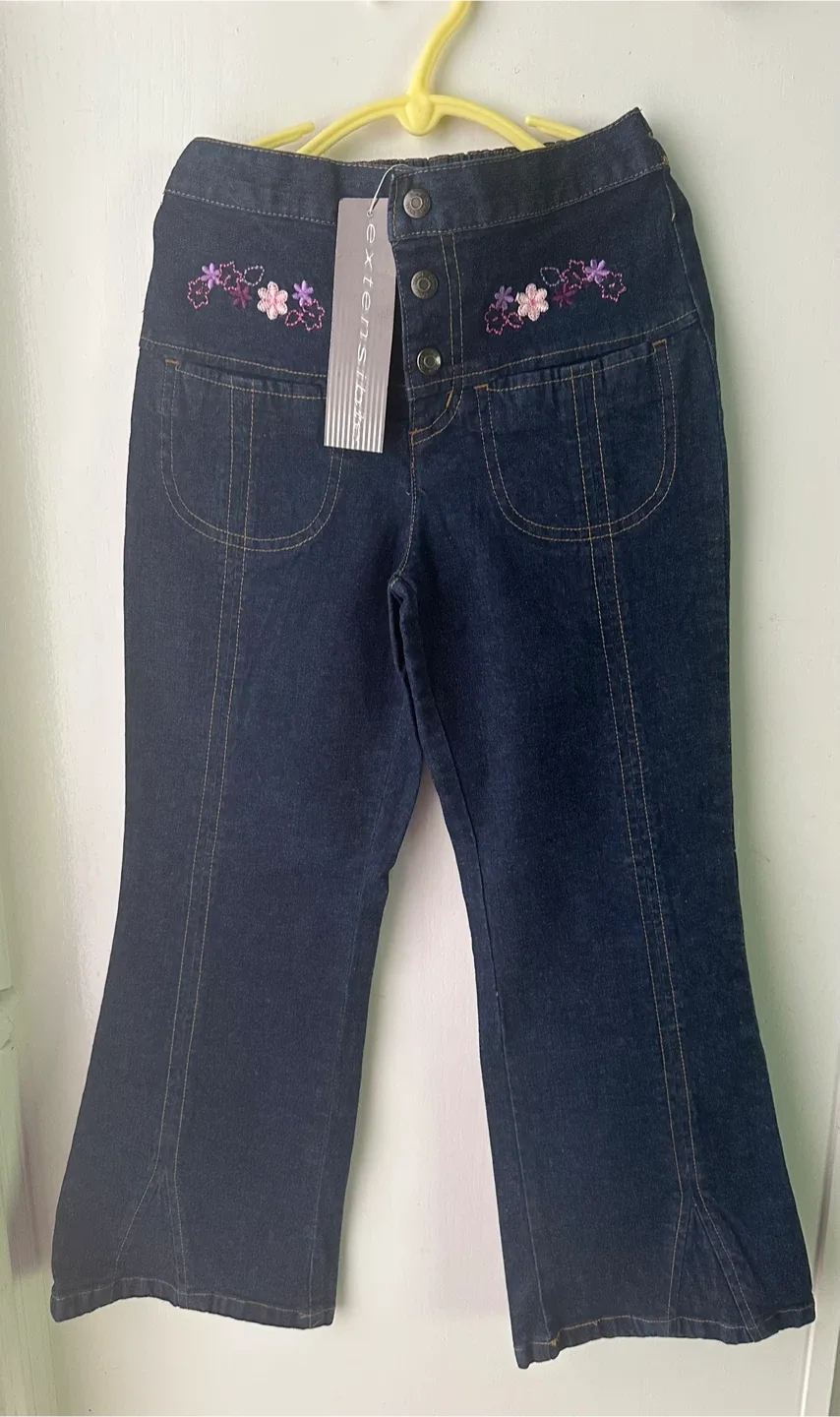 Brand new with tags Disney Flair Jeans, Dark Wash, Size 6x thumbnail