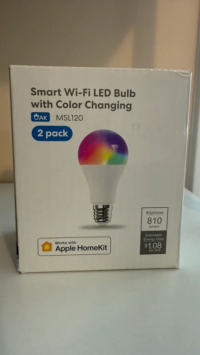 New Meross MSL120 Smart WiFi LED Bulb - 2 Pack thumbnail